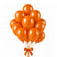 Retro Balloon Natural Latex Rubber in Hermes Orange 12" 100ct or 5" 200ct for Birthdays, Baby Shower, Anniversary, Gender Reveal, Weddings, Graduation, Prom, Bridal Showers, Bachelorette Party