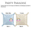 Double-Sided Two-Tone Square Foil Balloons Grid Background Wall for Party 19inch Squares, 25PCS