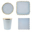 Blue Tableware Set 80ps party decor