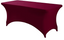 Rectangular Stretch tablecover 6ft in Burgundy