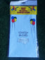Plastic table covers reusable in Sky Blue-2pk for party supplies and decorations