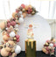 Rose Apricot White Balloon Arch Garland Kit 105 pcs for engagement party decorations