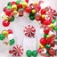 Merry Christmas Balloon Garland Kit Style 5- 102pcs, perfect for holiday party decorations and themed celebrations.