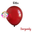 Retro Balloon Natural Latex Rubber 12 inches "Burgundy" 100ct - Perfect for party decorations and themed party decor.