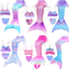 Girls Mermaid 🧜♀️ outfit costumes birthday cosplay 3pcs set, perfect for party supplies and themed party decor.