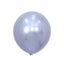 Chrome Balloons 12 inches "Silver" 50ct for party decorations, birthday, wedding, or baby shower. Biodegradable latex party supplies.