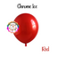 Chrome Ice Balloon 12 inches Red 50ct