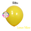 Retro Balloon Natural Latex Rubber 12 inches "Lemon Yellow" 100ct for party decorations and themed event decor.
