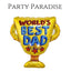 Best Dad 3D Foil Balloon 1PCS