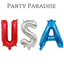 U.S.A 16 in Foil Letter Ballon