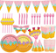 Ice Cream Themed Tableware Set 141pcs