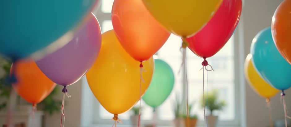 Must-Have Supplies for Your Party Paradise: Colorful balloons, essential party supplies for a vibrant celebration.