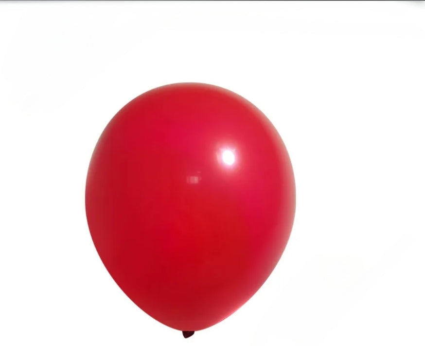 Regular Matte Balloon 12inches "Red" 100ct party supplies