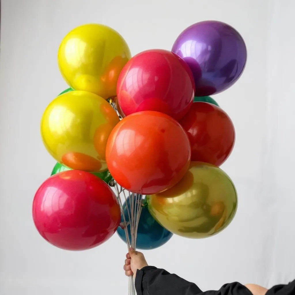 Chrome Ice Balloons 10 inches 50ct party supplies decor