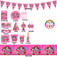 LOL Surprise Doll Tableware 136pc for Kids Birthday Party