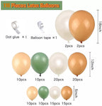 Avocado Green Blush Nude Balloon Garland Kit 116 pcs Birthday Baby Shower Graduation Anniversary