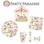 Circus Theme Party Plate Set for birthdays dinner party celebration Party Bundle Set