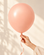 Paste Macaron Orange Balloon in 12" & 5" perfect for Birthdays Wedding Baby Shower Holiday Event