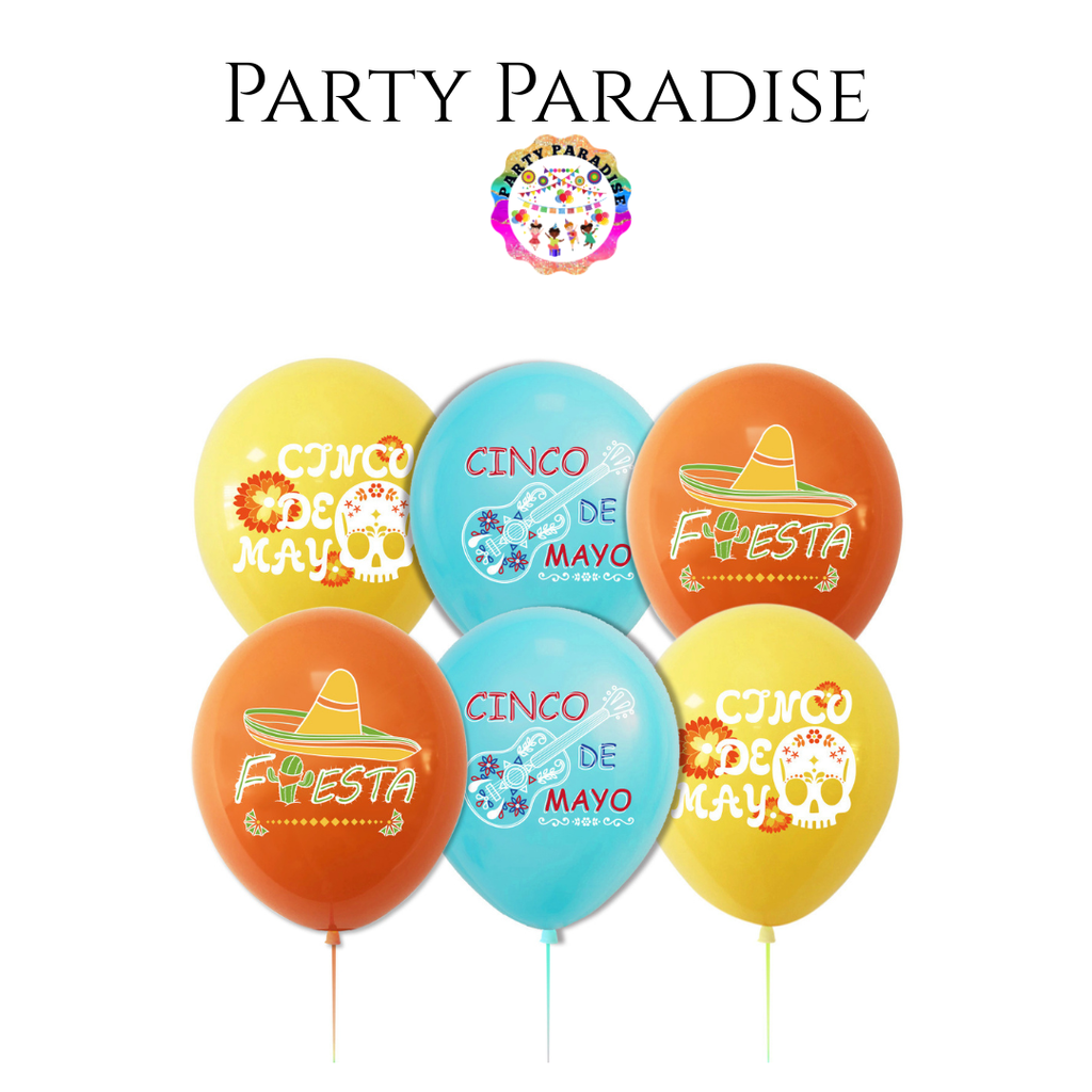 Cinco de Mayo Tableware Set Party Kit 135pcs for Birthdays Mexican Carnival Fiesta Festival