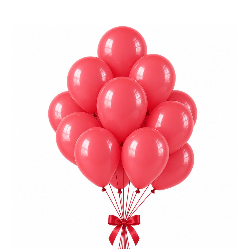 Retro Balloon Natural Latex Rubber in Pink 12" 100ct or 5" 200ct for Birthdays, Baby Shower, Anniversary, Gender Reveal, Weddings, Graduation, Prom, Bridal Showers, Bachelorette Party
