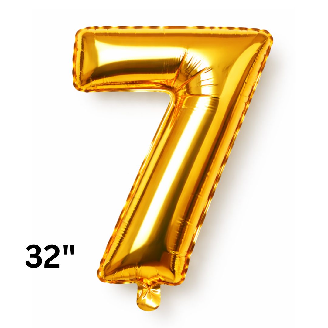 32 Inch Gold Number Balloons Foil Ballon Digital Birthday Party Decoration Supplies Gold Number Balloons 0-9