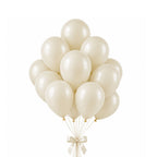 Retro Balloon Natural Latex Rubber in Ivory 12" 100ct or 5" 200ct for Birthdays, Baby Shower, Anniversary, Gender Reveal, Weddings, Graduation, Prom, Bridal Showers, Bachelorette Party