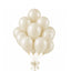 Retro Balloon Natural Latex Rubber in Ivory 12" 100ct or 5" 200ct for Birthdays, Baby Shower, Anniversary, Gender Reveal, Weddings, Graduation, Prom, Bridal Showers, Bachelorette Party