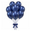 Chrome Balloon 5 inch "Midnight Blue" 50 ct