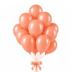 Retro Balloon Natural Latex Rubber in Honey Peach 12" 100ct or 5" 200ct for Birthdays, Baby Shower, Anniversary, Gender Reveal, Weddings, Graduation, Prom, Bridal Showers, Bachelorette Party