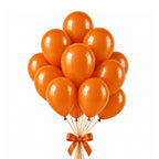 Retro Balloon Natural Latex Rubber in Hermes Orange 12" 100ct or 5" 200ct for Birthdays, Baby Shower, Anniversary, Gender Reveal, Weddings, Graduation, Prom, Bridal Showers, Bachelorette Party
