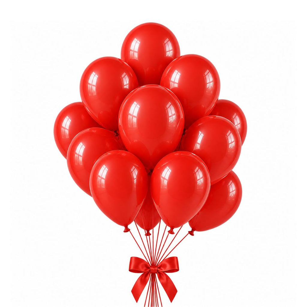 Retro Balloon Natural Latex Rubber in Coral Red 12" 100ct or 5" 200ct for Birthdays, Baby Shower, Anniversary, Gender Reveal, Weddings, Graduation, Prom, Bridal Showers, Bachelorette Party