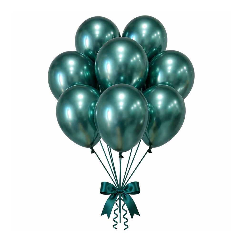 Chrome Latex Balloon 12inches "Blackish Green" 50ct