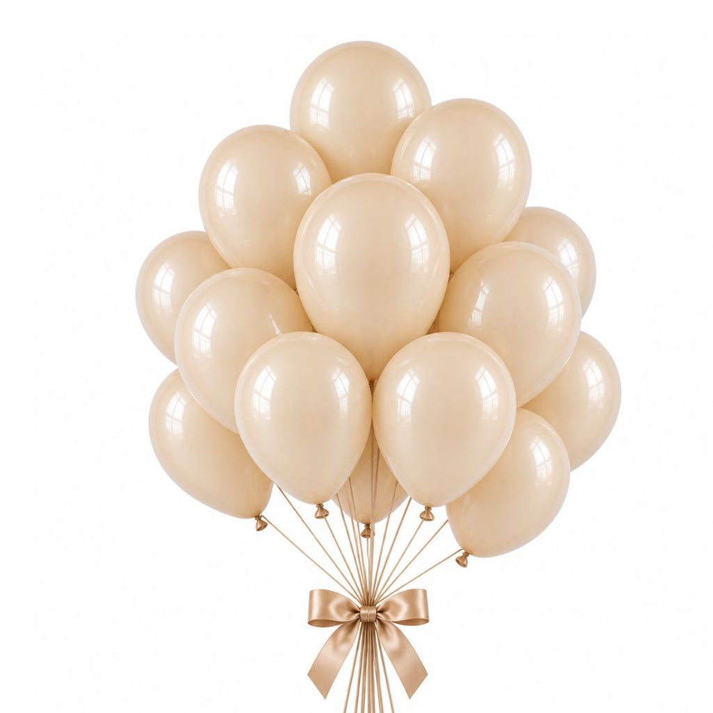 Retro Balloon Natural Latex Rubber in Skin 12" 100ct or 5" 200ct for Birthdays, Baby Shower, Anniversary, Gender Reveal, Weddings, Graduation, Prom, Bridal Showers, Bachelorette Partyatural Latex Rubber 12 inches "Skin" 100ct