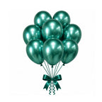 Chrome Latex Balloon 12inches "Green" 50ct