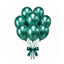 Chrome Latex Balloon 12inches "Green" 50ct