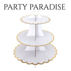 3 tiers Cupcake, dessert, treat, cake pops stand for birthdays baby shower bridal event