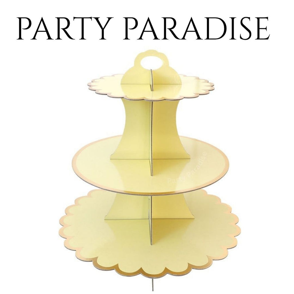 3 tiers Cupcake, dessert, treat, cake pops stand for birthdays baby shower bridal event