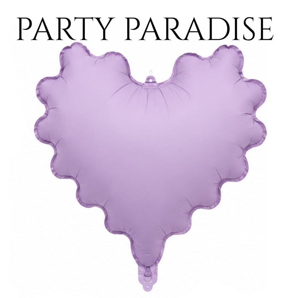 Wave Heart Balloon 18" for Birthday Baby Showers Anniversary Wedding 1PCS