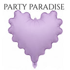 Wave Heart Balloon 18" for Birthday Baby Showers Anniversary Wedding 1PCS