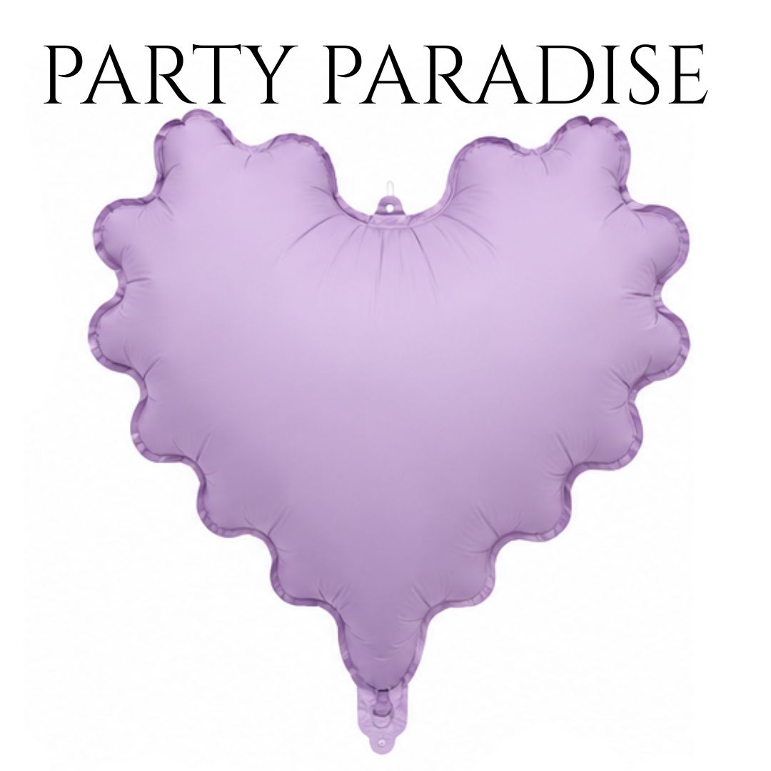 Wave Heart Balloon 18" for Birthday Baby Showers Anniversary Wedding 1PCS