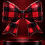 The Christmas Bow Balloon 93.3cm x 76.1cm Buffalo Plaid/Red Black Gingham Balloon for Christmas Party Family Photoshoot