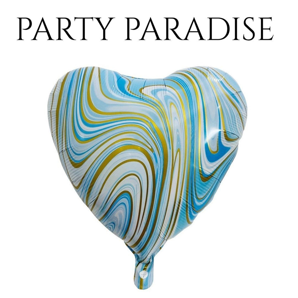 Marble Heart Balloon 18" 1 PCS for Birthdays