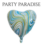 Marble Heart Balloon 18" 1 PCS for Birthdays