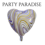 Marble Heart Balloon 18" 1 PCS for Birthdays