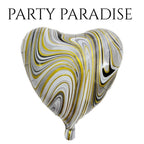 Marble Heart Balloon 18" 1 PCS for Birthdays