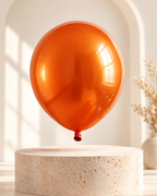 Chrome ICE double layer in Orange, Chrome Latex Helium Balloons for Graduation Garland Arch Kit Corporate Event Wedding Birthday Baby Shower Party Decorations in two sizes 10"/12"