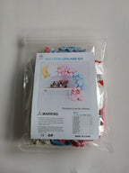 Macaron Pink Blue Foil Moon Balloon Garland Kit 119 pcs for Birthday Parties Gender Reveals Weddings Anniversary Bridal Showers Graduations
