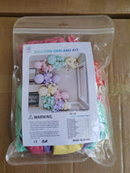 Macaron Pastel Color  Balloon Arch Garland Kit 135 pcs for Birthdays Princess Party Backyard Party Summer Parties Easter Hosting