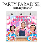 English Teacher Happy Birthday Banner 5' x 3' for Birthdays Party Kids Celebration
