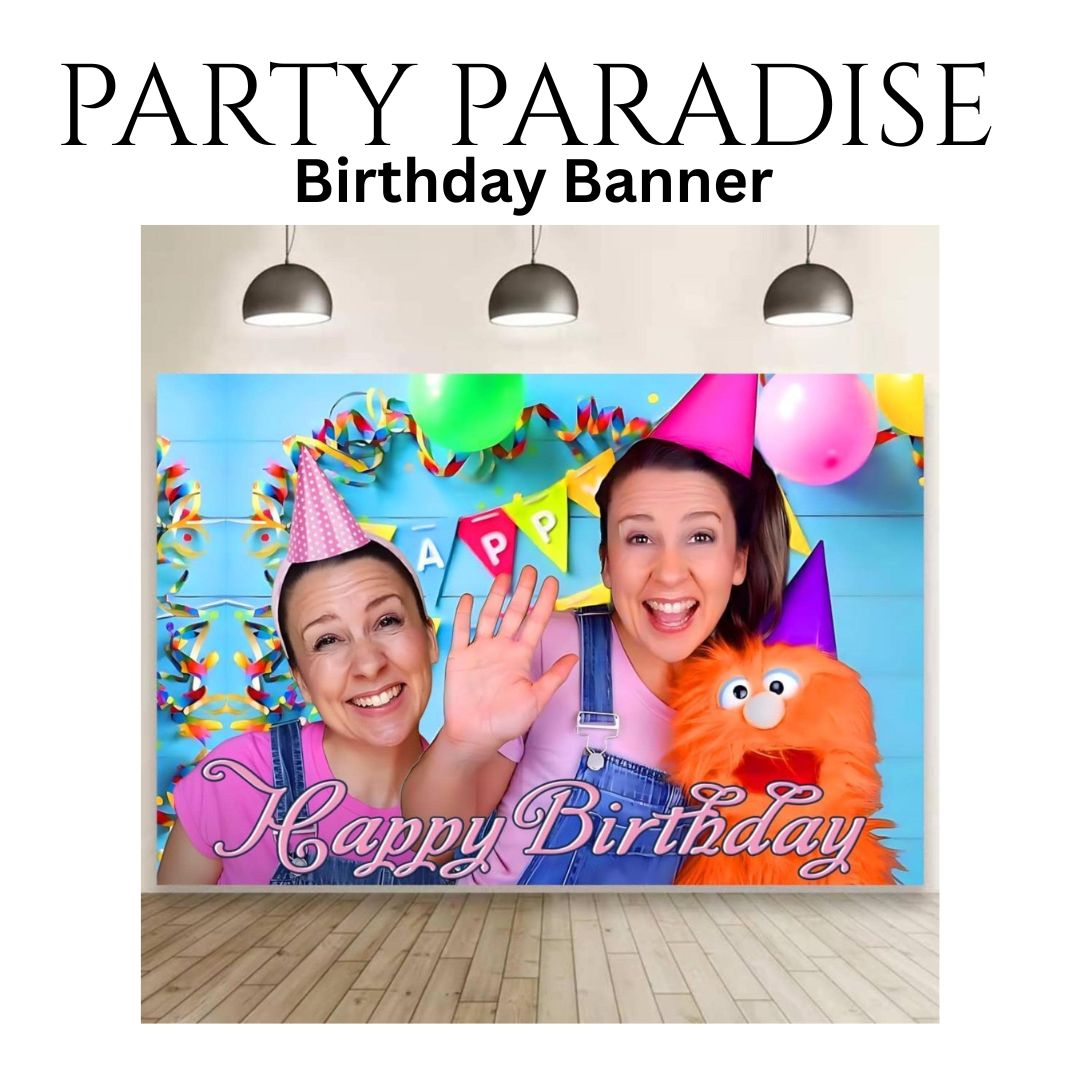 English teacher birthday banner 5"x3ft for birthday style no. 2